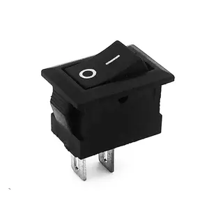 Offre Spéciale petit kcd1 interrupteur à bascule 2pin 3A 250V/6A 125V mini marche-arrêt KCD1-101 interrupteur À BASCULE