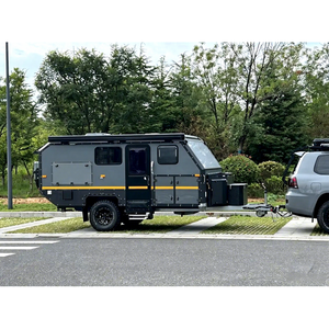 Rimorchi da Campeggio Australiani 4x4 a Singolo Asse da 16 Piedi per 2 Persone, con Bagno Interno e Telaio <span class=keywords><strong>in</strong></span> Alluminio - Product Image 4