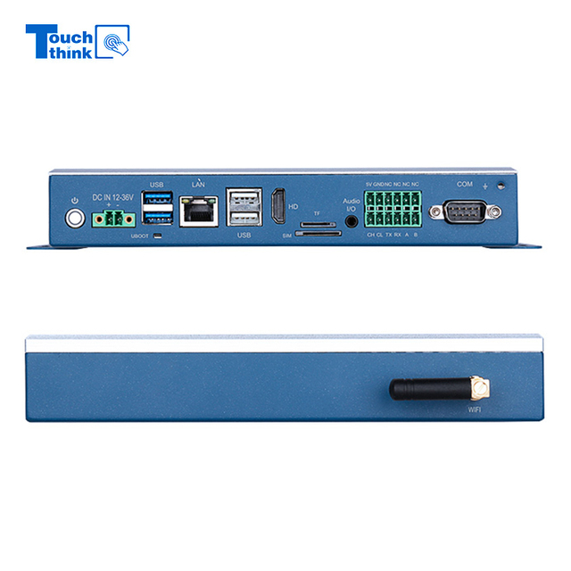 RK3568/3588/3576 Fanless Linux/Android Embedded Industrial Computer Mini ITX Aluminum Case EMMC 32GB-256GB -20C 70C