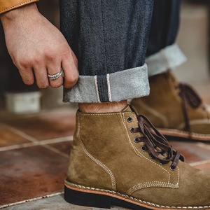<strong>Jeans</strong> for Men Maden Men's Denim <strong>Jeans</strong> Bottoms Vintage Workwear Washed Straight Heavyweight <strong>Indigo</strong> Selvage Cotton <strong>Jeans</strong> Fall RTS - Product Image 3