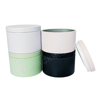 Nouvelle forme ronde aluminium métal Mini petite boîte à thé scellée boîte de conserve voyage bougie parfumée pots boîte en fer blanc boîte d'emballage