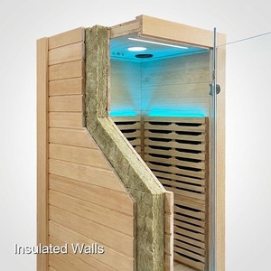 Saunas extérieurs durables en forme de baril, fabriqués en <span class=keywords><strong>pin</strong></span> blanc rustique avec des bardeaux bitumés pour une longue durée de vie - Product Image 3