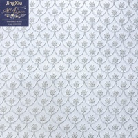 Tissu en dentelle de maille de luxe brodé de perles et de sequins en forme d'écailles de poisson abricot pour robe de soirée, sac, chaussures et décoration de chapeaux