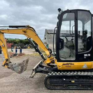 Excavatrice d'occasion en bon état CAT 302, mini-excavatrice Caterpillar d'occasion 1 2 3 tonnes, excavatrice hydraulique Cat302 301 303 à vendre - Product Image 1
