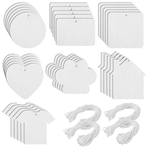 Tabletas de Fieltro de 3mm para Sublimación con Aroma y Cuerda - Hojas Aromatizantes para Transferencia de Calor para Decoración del Hogar, Auto y Manualidades - Product Image 3