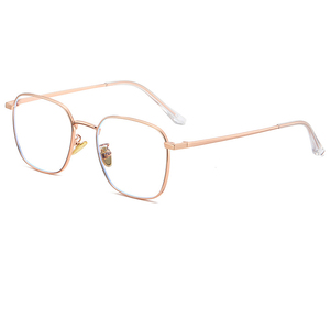 Gafas Ópticas Modernas de Metal Cuadradas para Hombre y Mujer, Gafas con Protección Contra la Radiación del Ordenador, <span class=keywords><strong>Fotocromáticas</strong></span>, Anti Luz Azul, Monturas Ópticas - Product Image 4