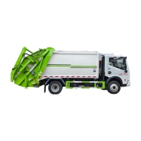 Camion à benne basculante ISU ZU 5m³, camion compacteur de déchets à crochet, vente directe d'usine