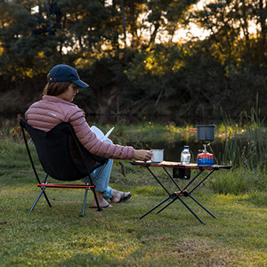 2022 table de camping en plein air en bois de hêtre Offre Spéciale, portable valise grill bbq camping pique-nique table pliante oeuf rouleau table/ - Product Image 2