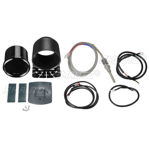 Jauge numérique universelle pour voiture 2" 52mm avec LED, affichant température eau/huile, tension, compte-tours, pression turbo (PSI/BAR), AFR, EGT, avec support de jauge - Product Image 6