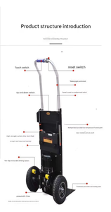 400kg 500kg Charges Deux Roues Automatique Escalier Escalier Machine En Acier Électrique Escalier Grimpeur Chariot Avec Bon Prix - Product Image 4
