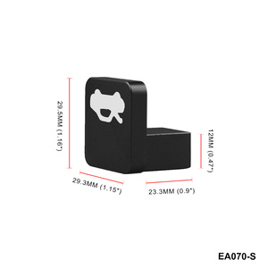 มือจับควบคุมล็อคฝากระโปรงหน้าสำหรับฮอนด้า ซีวิค 96-2011 อลูมิเนียมสีดำ EA070 - Product Image 3