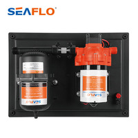 Pompe à diaphragme industrielle SEAFLO 3,0 GPM 12V, système de pression d'eau, pompe à eau avec réservoir d'accumulateur intégré