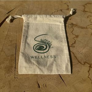 Wholesale Recycle Organic Muslin Organic Cotton Canvas Fabric Drawstring <b>Dust</b> <b>Bag</b> With Custom Logo - Product Image 1