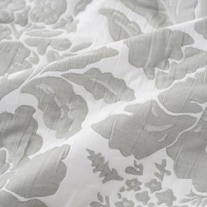 Set Sprei Botanical Ukuran Queen Warna Hijau Sage 3 Potong Motif Bunga Jacquar Microfiber Set Bedcover Musim Panas untuk Tempat Tidur - Product Image 2