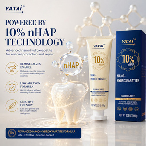 Dentifrice Nanohydroxyapatite Doux <span class=keywords><strong>pour</strong></span> <span class=keywords><strong>Dents</strong></span> Sensibles, Soin des Gencives Personnalisé, Renforcement des <span class=keywords><strong>Dents</strong></span>, Blanchiment, Sans Fluorure - Product Image 6