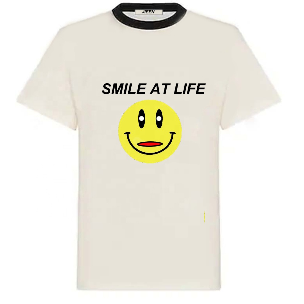 Низкий минимальный заказ, качественная простая футболка, оптовая продажа, мужские футболки из 100% хлопка с принтом на заказ