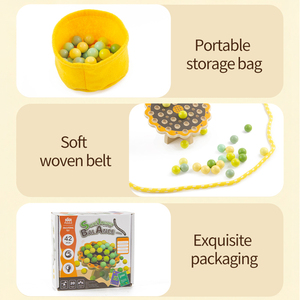 Wooden Sunflower Balance Head Educational Toy for Kids 3-6 & 5-7 Years Kid Learning Family Interactive Game Gift - Product Image 3