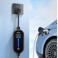 Station de recharge pour voiture électrique en gros 3,5 kW 7 kW 22 kW 16 A 32 A Chargeur de voiture électrique portable avec courant réglable Chargeur de voiture électrique