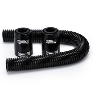 <span class=keywords><strong>Kit</strong></span> de refroidissement automatique 24 "Connexions de sortie d'eau <span class=keywords><strong>Kit</strong></span> de tuyau d'eau flexible pour <span class=keywords><strong>radiateur</strong></span> en acier inoxydable Noir - Product Image 2