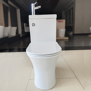 Gốm phòng tắm đóng cửa cùng <span class=keywords><strong>WC</strong></span> nhà vệ sinh màu trắng sứ vệ sinh CE <span class=keywords><strong>Watermark</strong></span> hai mảnh nhà vệ sinh thiết lập với rửa lưu vực - Product Image 1