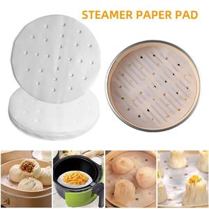 Immer Knodeldampfer in der Pfanne, kleiner Dampfgarkorb aus Bambus, Bambus-Reisdampfer mit meiner nahezu perfekten Silikon-Dampfkorbmatte - Product Image 2