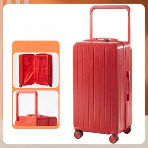 <span class=keywords><strong>Valise</strong></span> tendance à <span class=keywords><strong>double</strong></span> <span class=keywords><strong>compartiment</strong></span> de couleur unie <span class=keywords><strong>Valise</strong></span> à roulettes de grande valeur <span class=keywords><strong>Valise</strong></span> à roulettes universelle à large chariot - Product Image 3