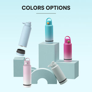 Bouteilles d'eau à double paroi isolées de 32 oz 40 oz en acier inoxydable incroyablement polyvalentes avec stockage au fond - Product Image 2