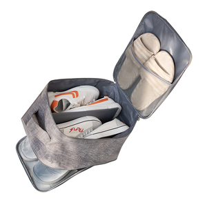 Sac de chaussures de golf de haute qualité avec logo personnalisé grande capacité en polyester imperméable fermeture à glissière avec cordon <span class=keywords><strong>pochette</strong></span> de chaussures de voyage durable - Product Image 3