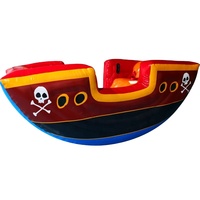 Precio de fábrica de alta calidad Parque inflable Juegos deportivos Waddle Roly Poly Inflable Viking Balancín
