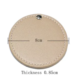Gift Round Pocket Mirror New Promotion Pocket Mirror Factory Outlet Competitive Price PU Leather Makeup Mirror