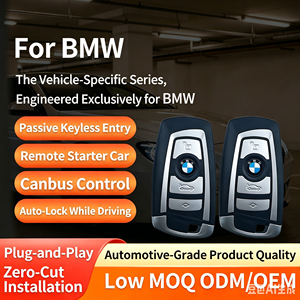 CARQSENG Télécommande numérique de démarrage du moteur, portée 100-200m, entrée sans clé <span class=keywords><strong>passive</strong></span> pour BMW Série 3 E90 E91 E92 - Product Image 2