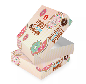 Auto Popup Baking Box Cookies Pastry Bread Donut Box Dessert Muffin Packing Box