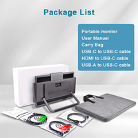 Moniteur portable de 14 pouces avec écran d'extension latéral droit, écran externe pour ordinateur portable / compatible PS5