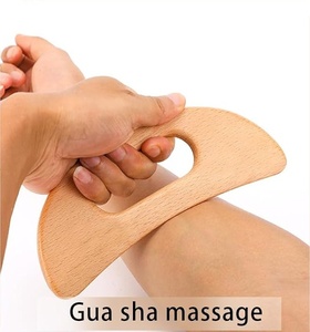 Herramienta de <span class=keywords><strong>Masaje</strong></span> Gua Sha de Madera en Forma de Media Luna, Diseño Ergonómico en Forma de Hoz para <span class=keywords><strong>Masaje</strong></span> de Cuello, Hombros <span class=keywords><strong>y</strong></span> Espalda, Tabla de Gua Sha de Madera - Product Image 6
