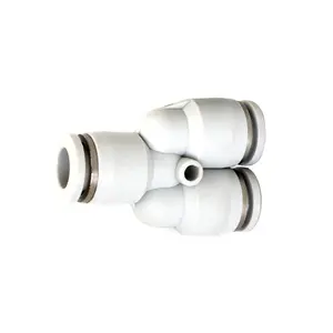 Wholesale PY-4 Union Y Type Fitting 3 Ways Tube Connect Push Fit Push Lock PY Series Pneumatic Fitting Quick Connector