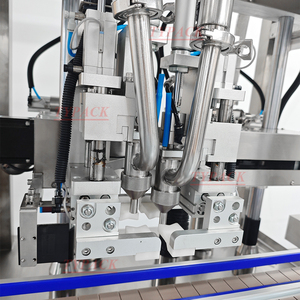 Nhà Máy Cổ Tự Động Sản Phẩm Chăm Sóc Tóc Chất Lỏng 2-Đầu Theo Dõi Máy Làm Đầy Cho Dầu Xả Tóc Và Mặt Nạ Tóc - Product Image 2