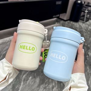 316 Stainless Steel Vacuum Insulated Coffee Cup Thickened Walls Portable Design for Students Modern Minimalism Home Office Use - Product Image 3