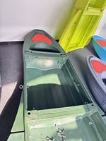 Bateau de pêche sportif léger et pliable en PE pour la dérive et la plongée, monté sur véhicule