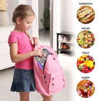 Boîte à lunch en acier inoxydable pour enfants avec impression de licorne de dessin animé personnalisée ODM, compartiment anti-fuite