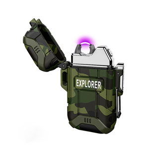Grand Briquet <span class=keywords><strong>Plasma</strong></span> USB en Forme d'ARC, Électrique, en Plastique, Étanche IP56, Coupe-Vent, Portable, Rechargeable, pour Camping et Barbecue en Extérieur - Product Image 6