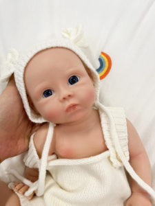 Muñecas de cuerpo completo de silicona realistas para recién nacidos, 40cm, 16 pulgadas, muñeca <span class=keywords><strong>Reborn</strong></span> hecha de silicona como un bebé Real - Product Image 2