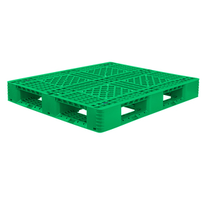 Palette di magazzino per uso alimentare pesanti 1100*1100*150mm bevande pesanti bevande impilabili montare Pallet di plastica a griglia - Product Image 6