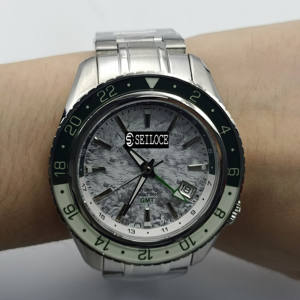 Reloj para Hombre con Movimiento NH34, Cristal de Zafiro de 40 mm, Bisel GMT, Acero Inoxidable, Luminoso, Automático, Mecánico - Product Image 4