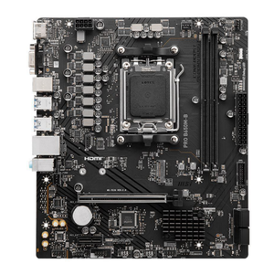 Carte mère <span class=keywords><strong>MSI</strong></span> PRO B650M-B Socket AMD <span class=keywords><strong>B650</strong></span> Ryzen CPU M-ATX avec 2 emplacements DDR5 DIMM RAM 128 Go max SATA pour ordinateur de bureau - Bon prix - Product Image 1
