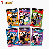 KEYBABY pour Cartes à Gratter Personnalisées 2026 DIY, Livre à Couverture Souple d'Art Magique Anime Animaux avec Impression Numérique pour Enfants, Pack de Papier à Gratter