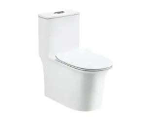 HY-3380S High End Concealed Tank Short Size 480mm Floor Mounted WC Cyclone Tornado Flush Toilet Washdown P-trap