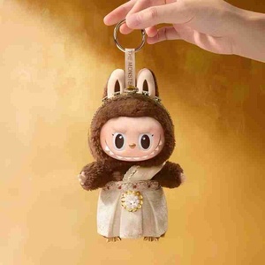 ของแท้สำหรับ popmart labubu จี้ตุ๊กตาพีวีซีไวนิลขอให้โชคดีกับคุณ-เวอร์ชั่นประเทศไทยพร้อมตัวอักษรแช่แข็ง - Product Image 4