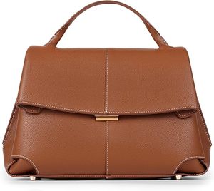 <b>Top</b> Handle Handbags Large Faux Leather Satchel Bags for Women Luxury Designer Business Crossbody Work Tote Purse Bag - Product Image 1