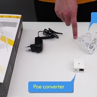 Wavlink - Punto de Acceso Inalámbrico para Exteriores con Puerto Gigabit, AC1200, Alta Potencia, Alta Velocidad, Doble Banda, Repetidor POE, Red Mesh, Estación Base Wifi Rural