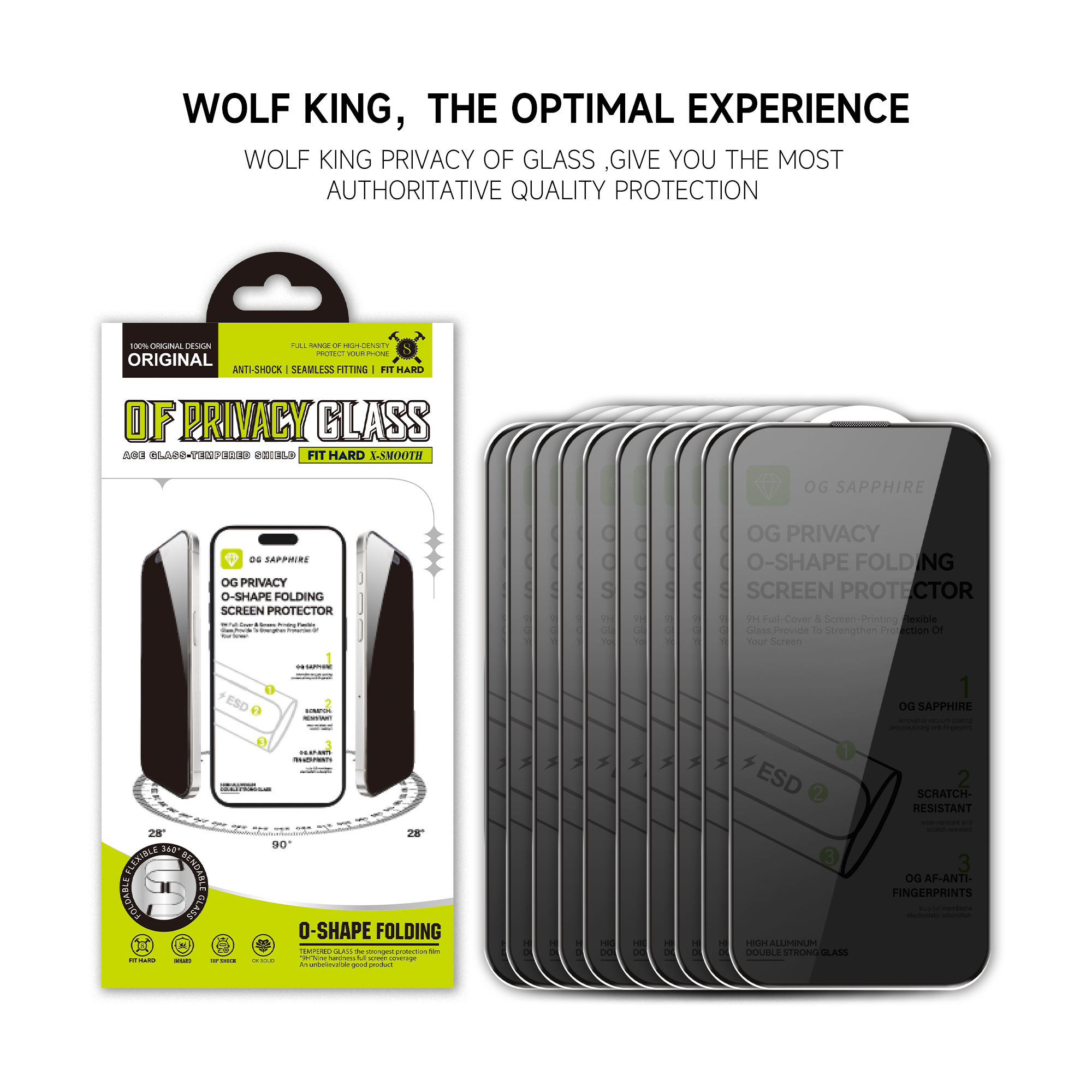 กระจกนิรภัยกันรอยแบบ HD โค้งงอได้360องศา